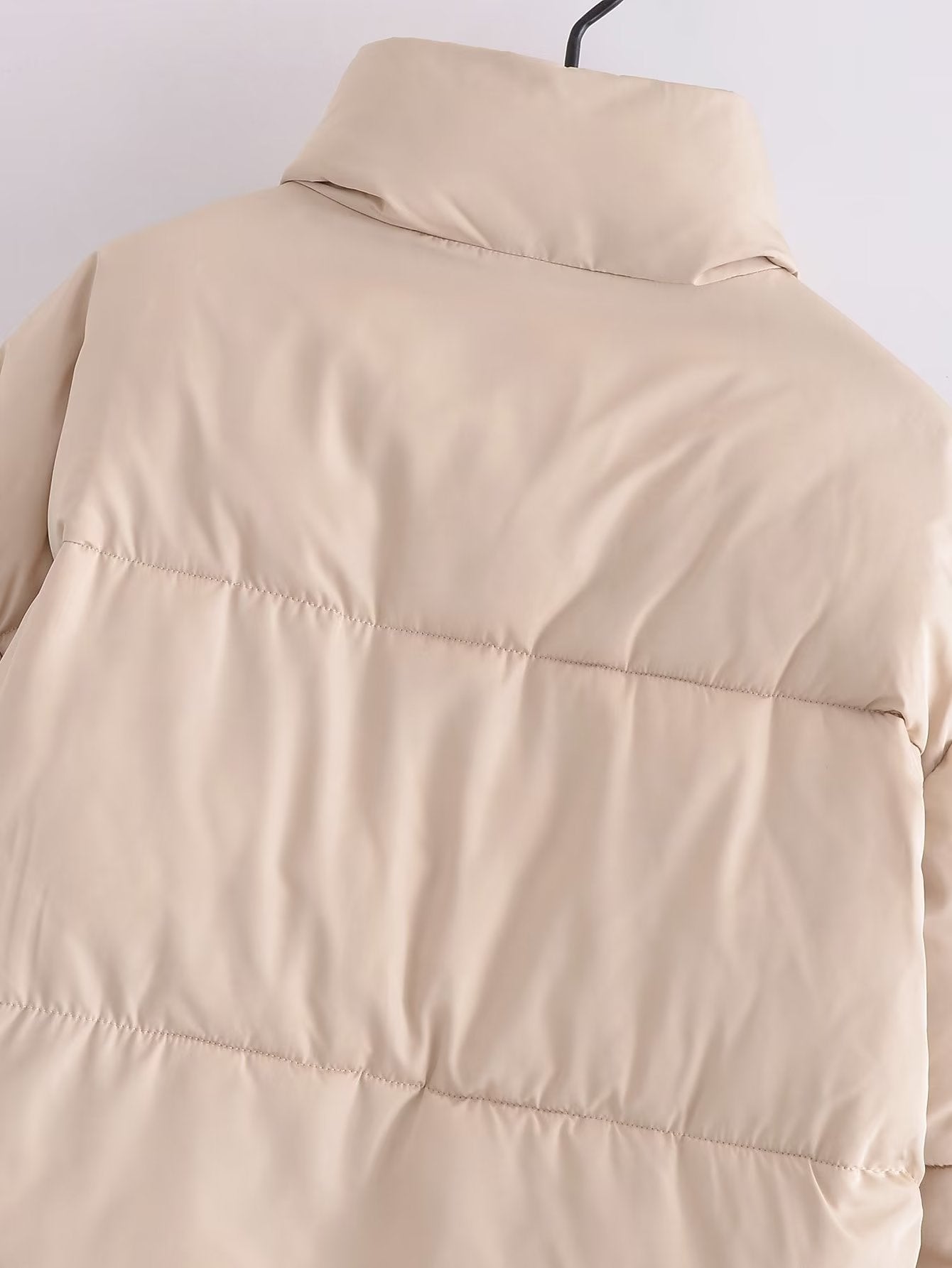 Autumn Women Clothing Urban Casual Short Bread Coat Cotton Padded Coat