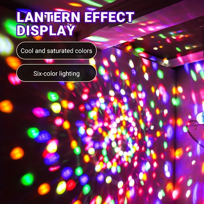 LAST DAY SAVE 49%OFF🔥Colorful Rotating Disco Ball Light - BUY MORE SAVE MORE