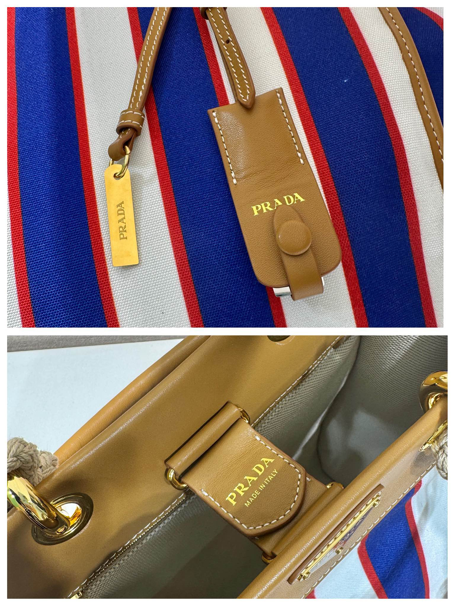 Prada Canvas Tote Bag 1BG561