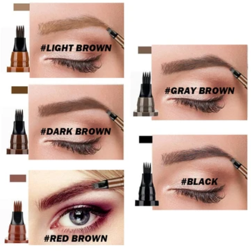 (🔥CHRISTMAS SALE 48% OFF) 4-Point Eyebrow Pen-BUY 4 FREE SHIPPING