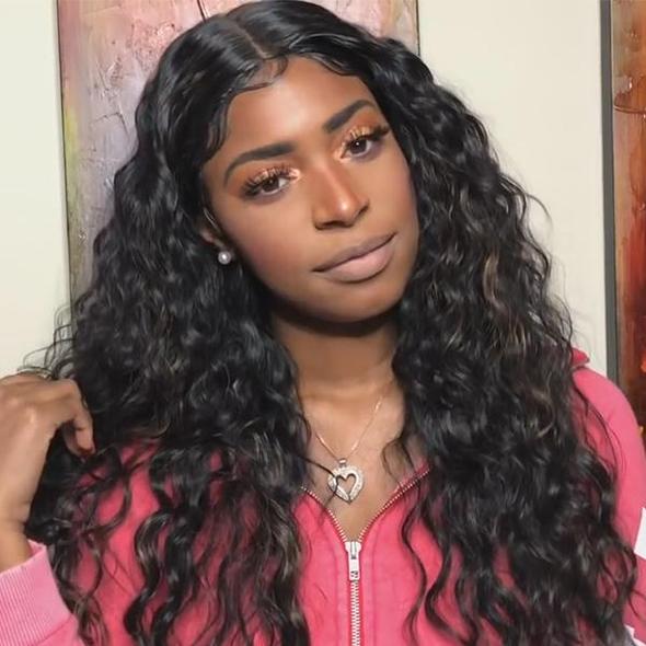 Luna Wig S52 Lace Front Long Curly for Black Women