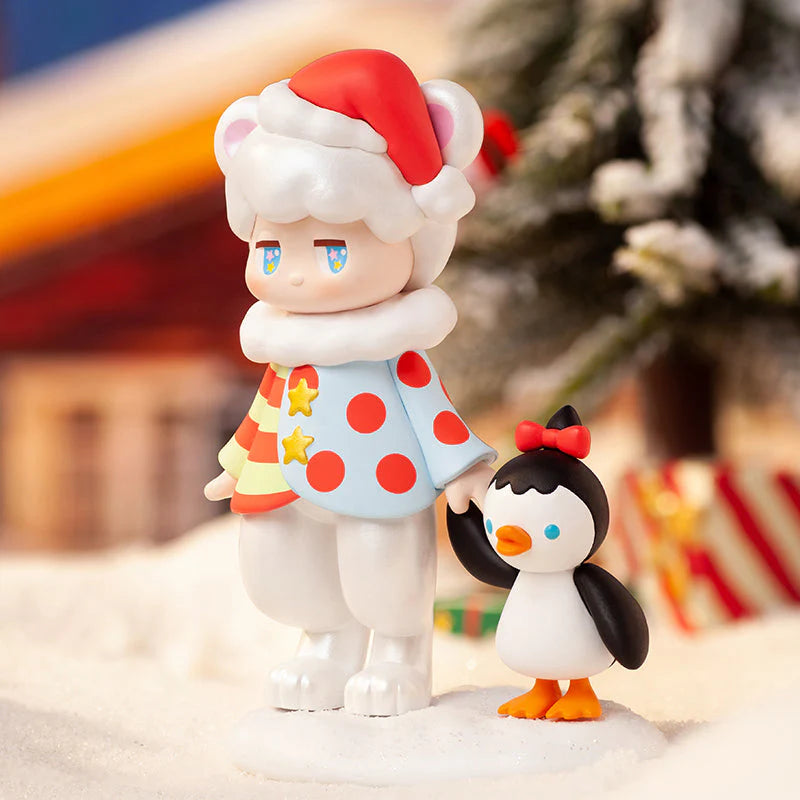 POP MART Satyr Rory Cozy Winter Time Series Blind Box for Christmas [1 Blind Box]