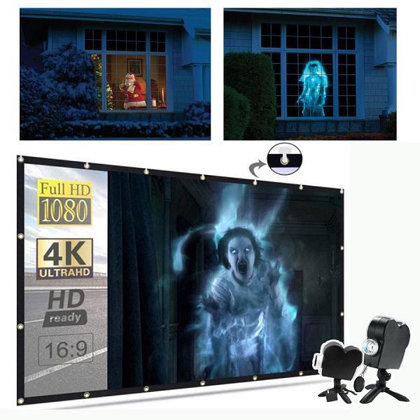 (🔥Last Day Promotion-SAVE 60% OFF)👻Halloween And Christmas Holographic Projection-BUY 2 GET 10% OFF & FREE SHIPPING