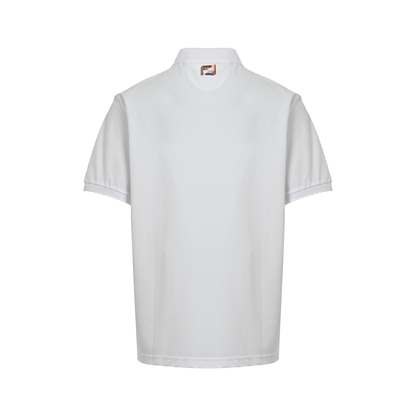 Fendi FF embroidered pocket zipper Polo short sleeve