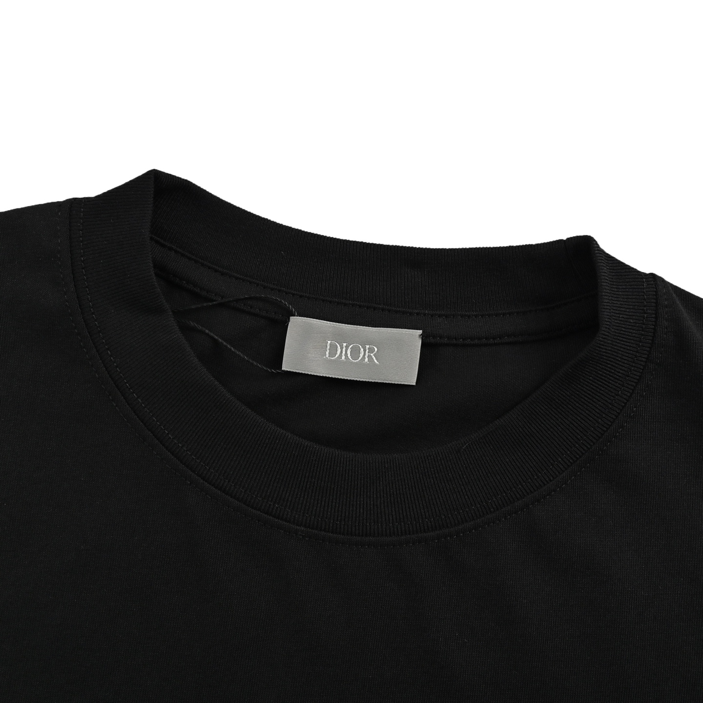 Dior 25ss flocked logo short sleeve