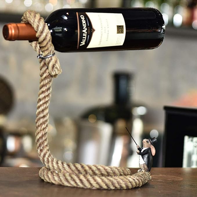 Creative Floating Chain Wine Rack