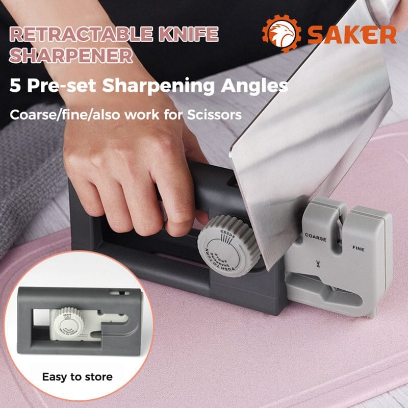 🔥Last Day-[SAVE 50% OFF]--🔥3-Stage Retractable Adjustable Angle Knife Sharpeners-BUY 2 GET 10% OFF & FREE SHIPPING