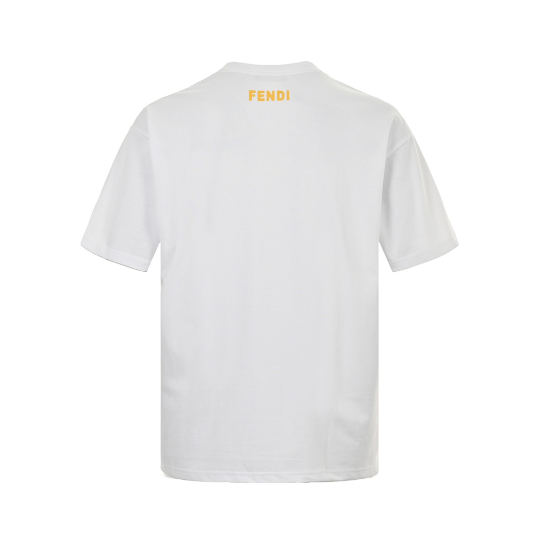 Fendi classic little monster rubber eyes short sleeve
