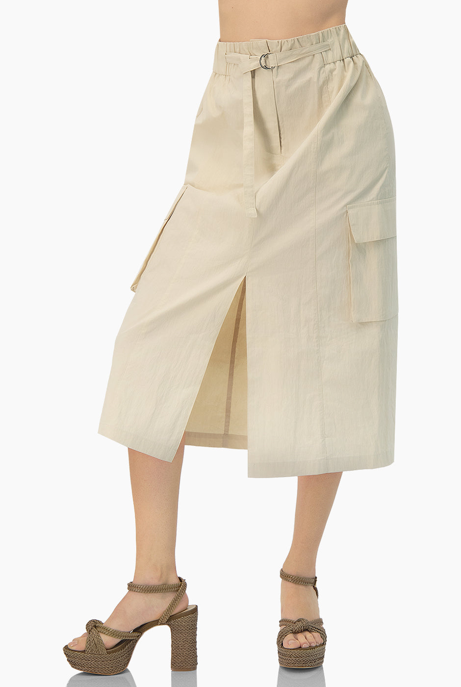 Falda Cargo Midi