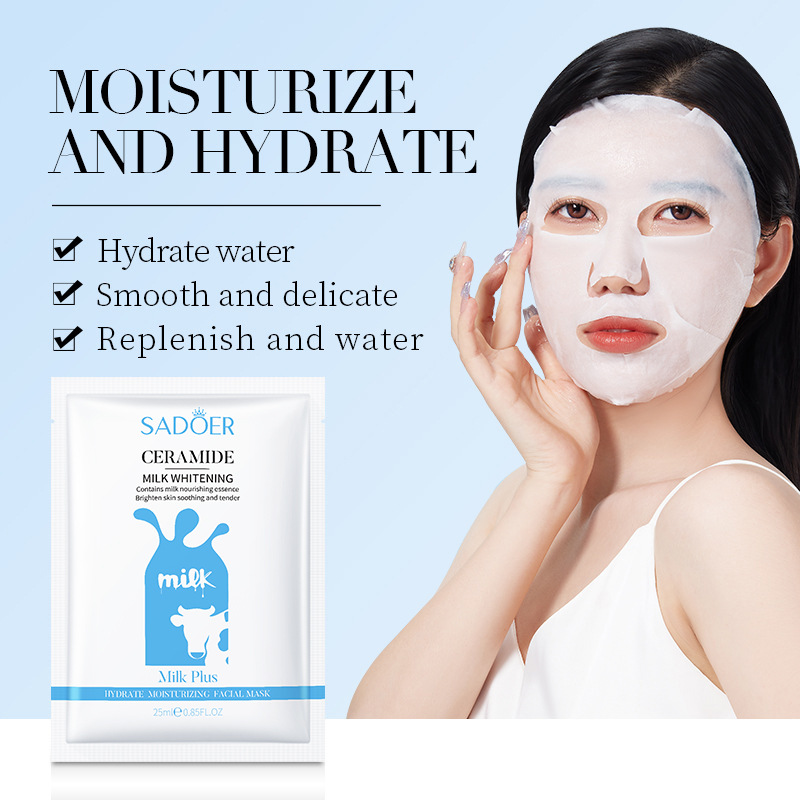 Milk mask Hydrating and moisturizing mask replenishes moisture to the skin