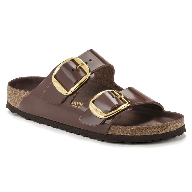 Arizona Big Buckle Natural Leather Patent B-82948