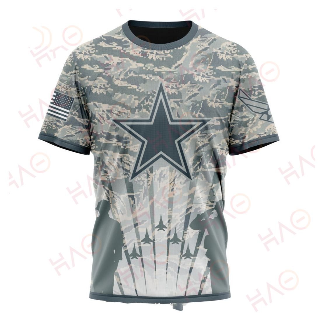 DALLAS COWBOYS 3D HOODIE US AIR FORCE