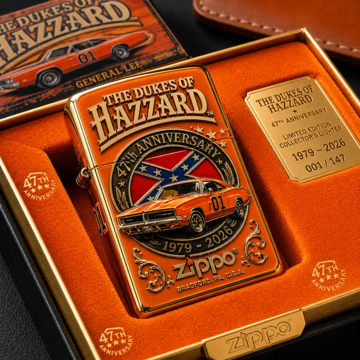 The Dukes of Hazzard 47th Anniversary Zippo