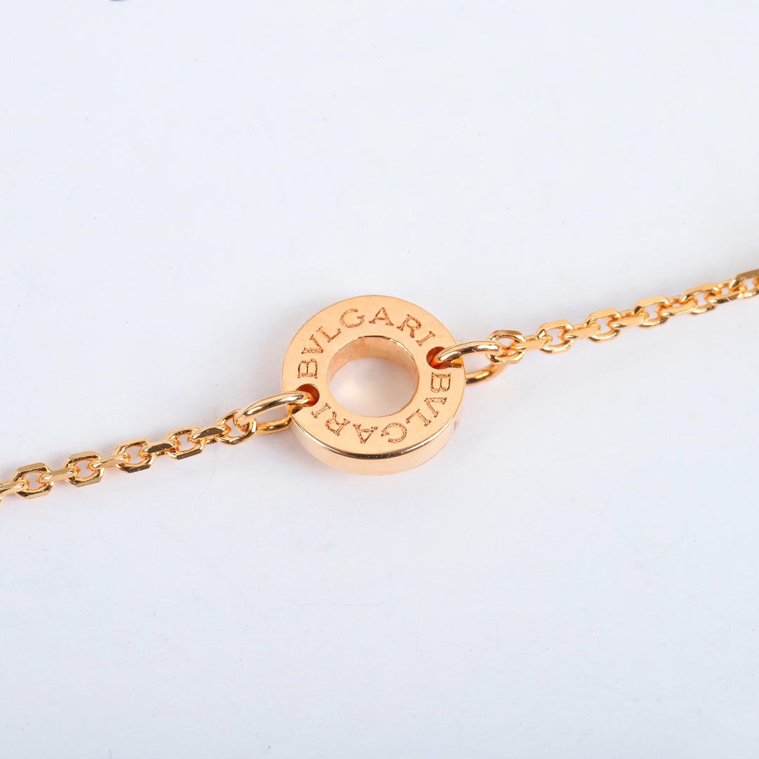 Bulgari Large Mother-of-Pearl Diamond Necklace