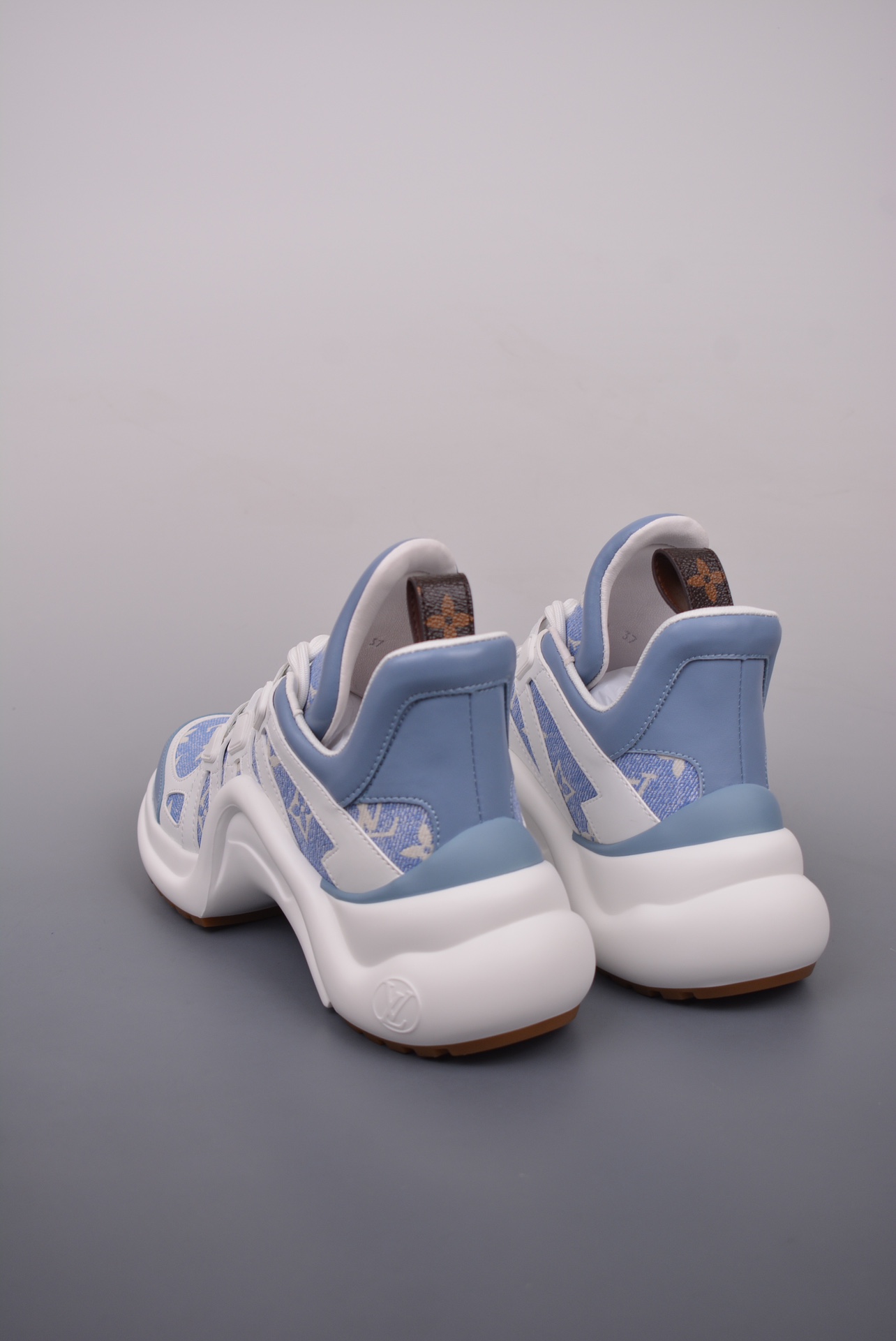 Louis Vuitton Archlight Sneakers Denim Blue Jacquard 1AC272