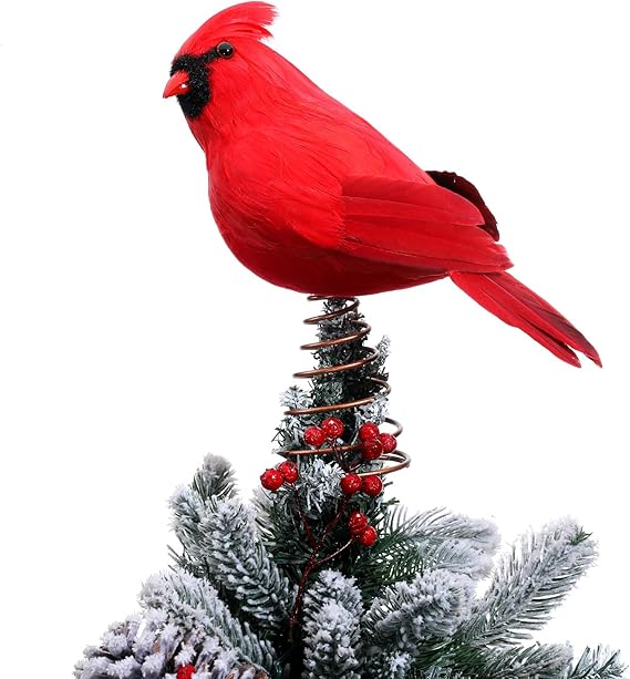 🔥LAST DAY 50% OFF🔥Cardinal Christmas Tree Topper