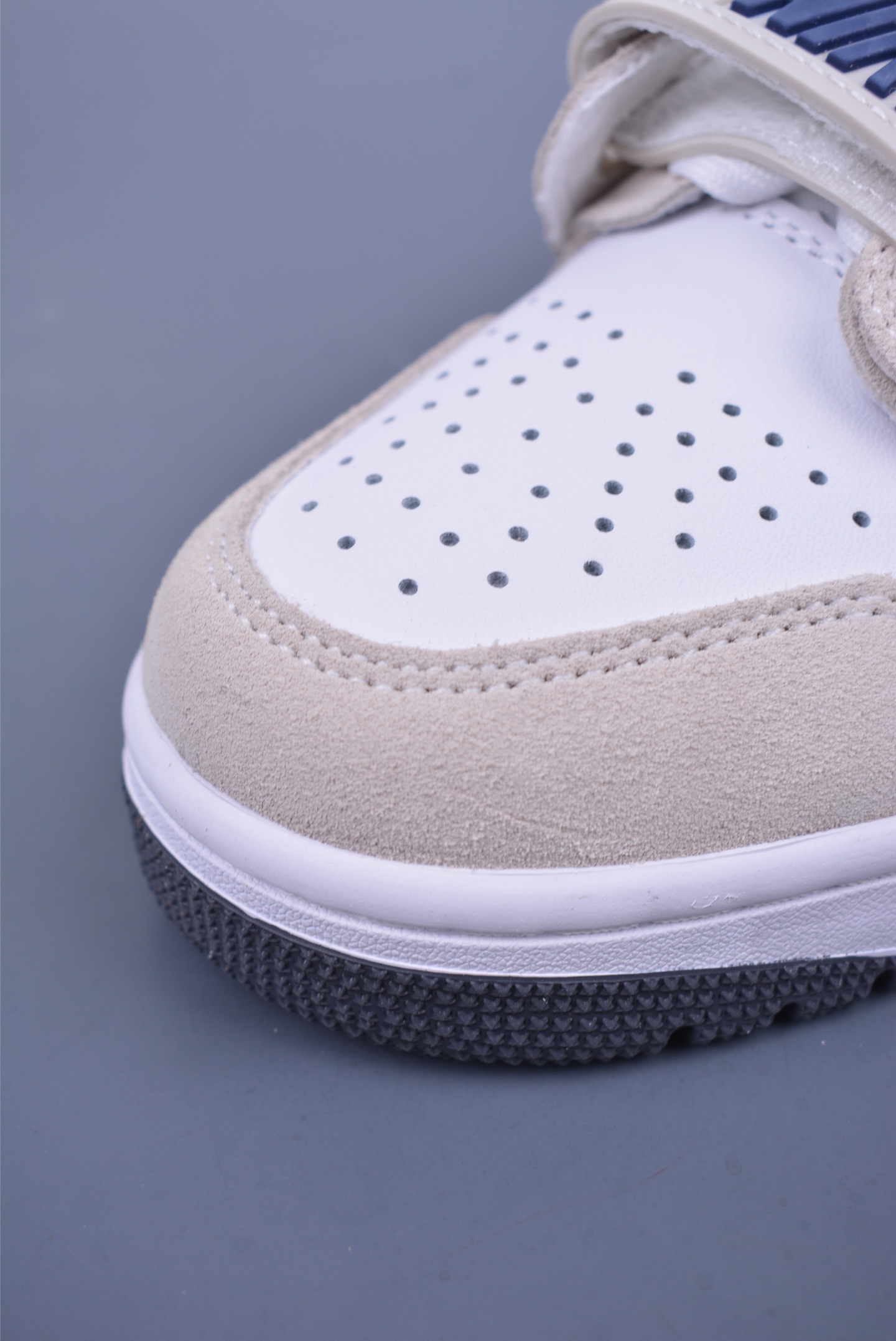 Air Jordan Legacy 312 Low basketball shoes leather white gray navy blue crackle CD7069-124