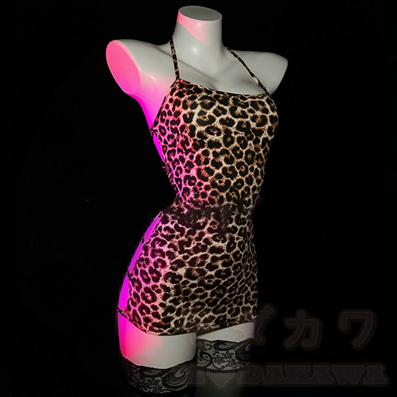 Lace-up Hollow Out Backless Lingerie Dress