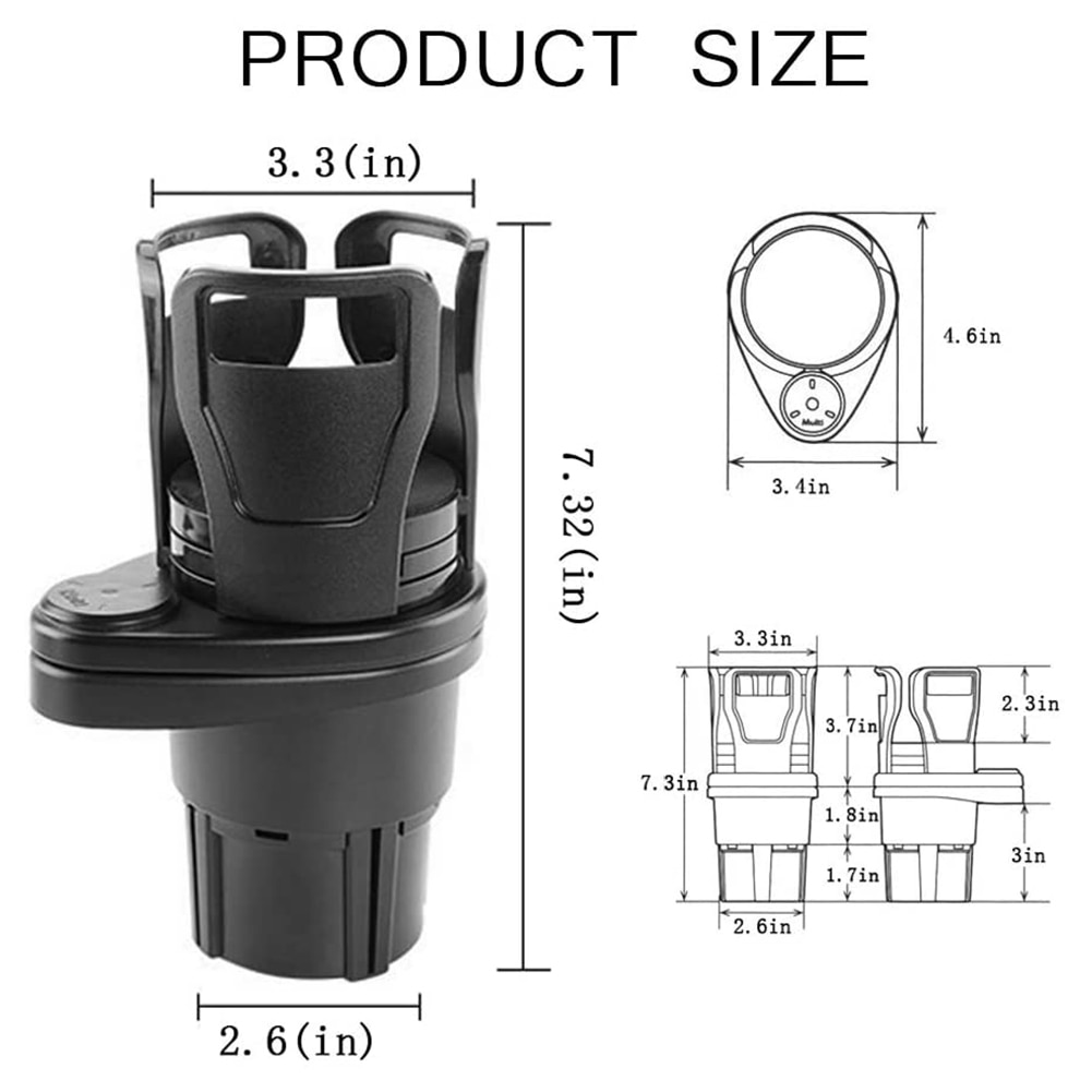 (🔥 50% off last chance) All Purpose Car Cup Holder And Organizer - Buy 2 Get 10% Off & Free Shipping