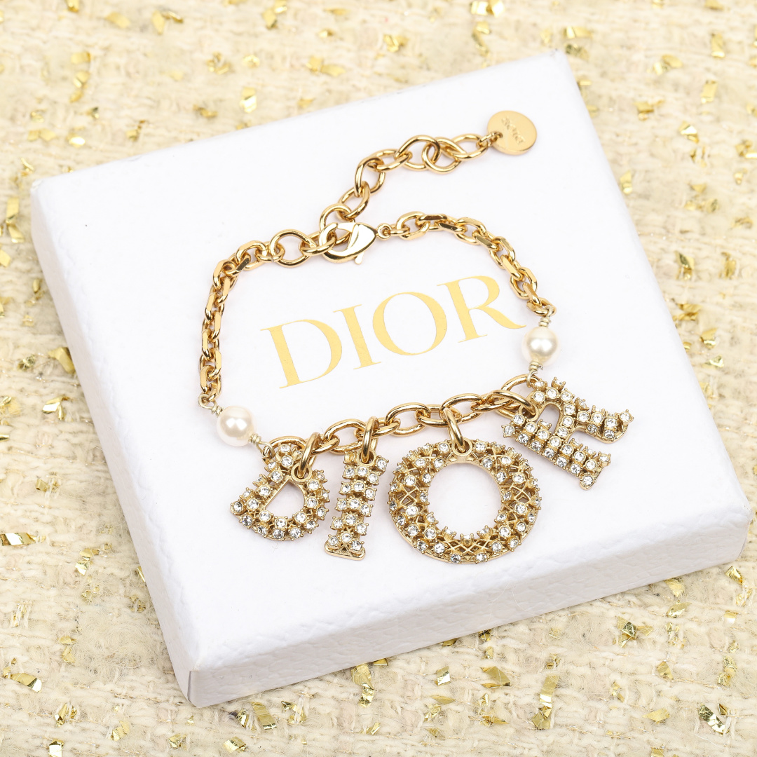 Dior Alphabet Diamond Bracelet