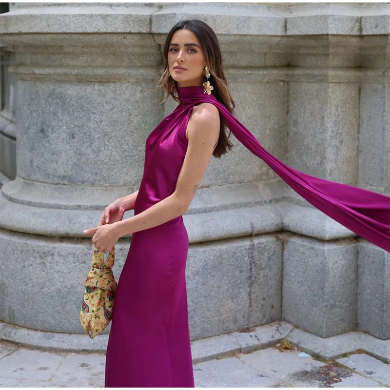 Sexy Backless Long Dress