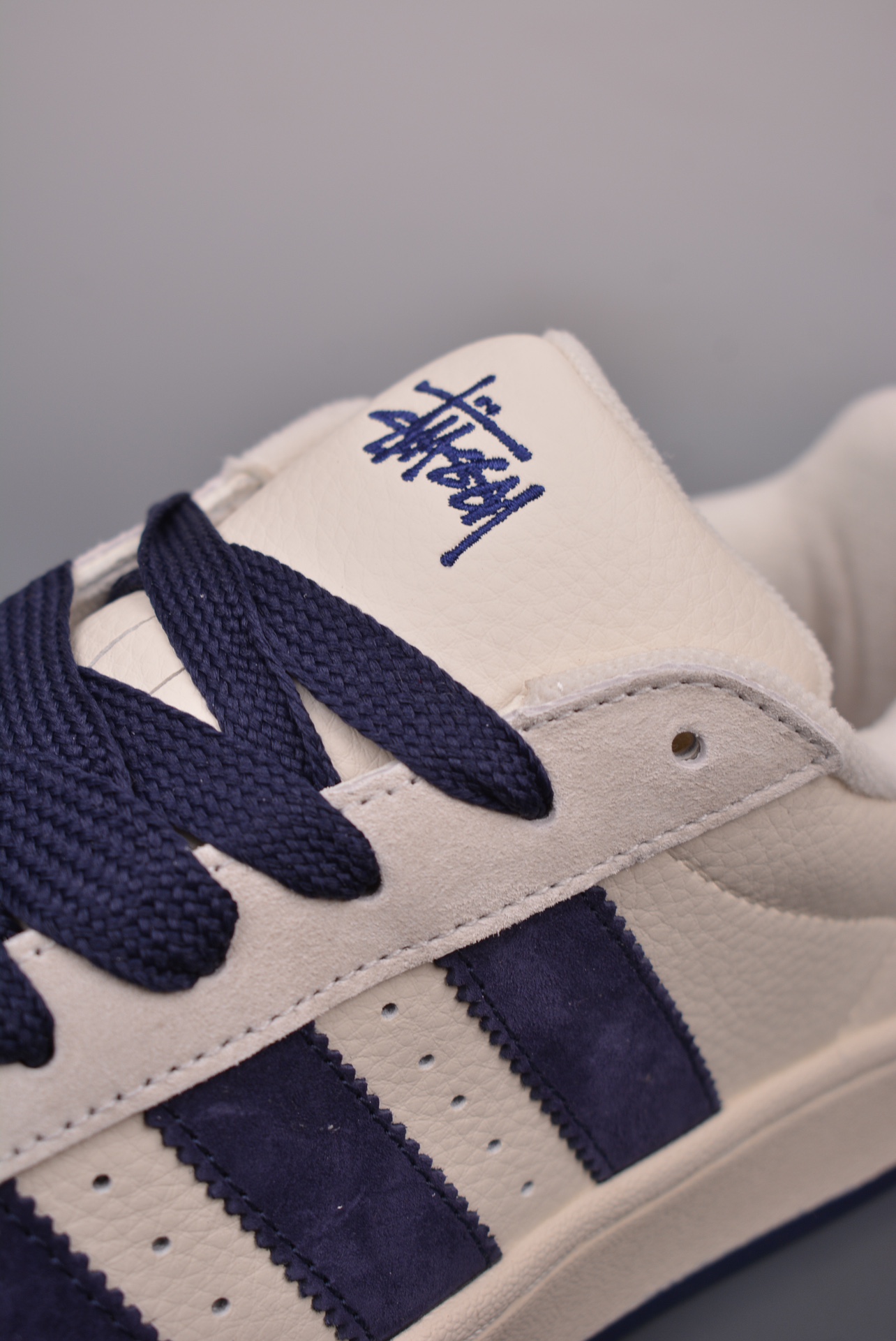 Stussy x Adidas Originals Campus 00s Beige Blue  LJ5102