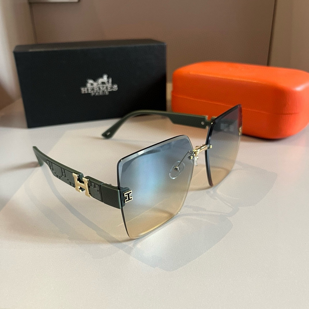 Hermes rimless sunglasses