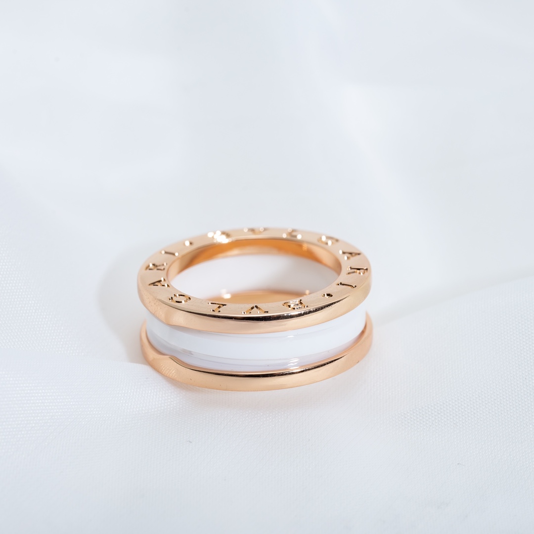 Bulgari Narrow Ceramic Ring