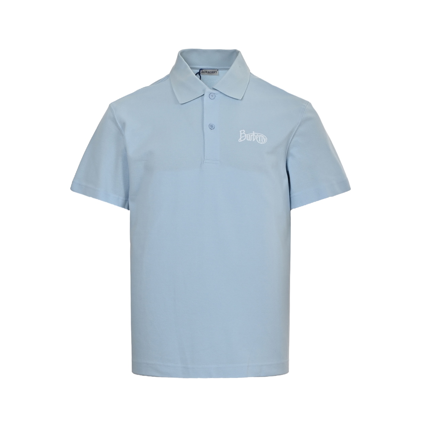 Burberry Script Embroidery Polo Short Sleeve