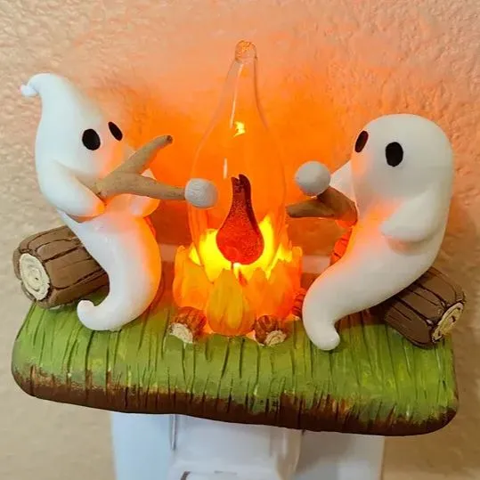 💥Daily Sales of 1000+🔥Ghost Campfire Flickering Nightlight✨🔥👻