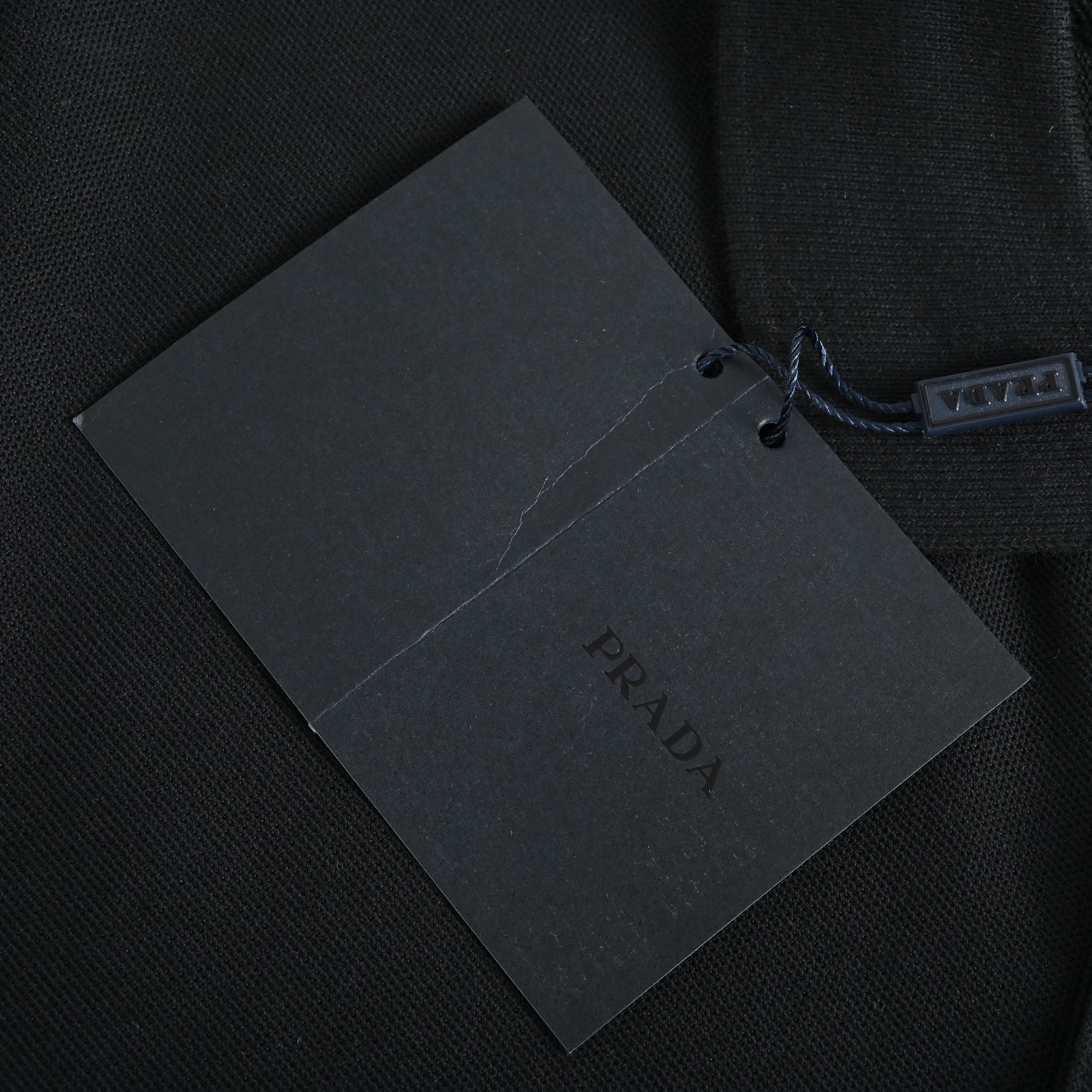 Prada Classic Triangle Logo Polo Short Sleeve