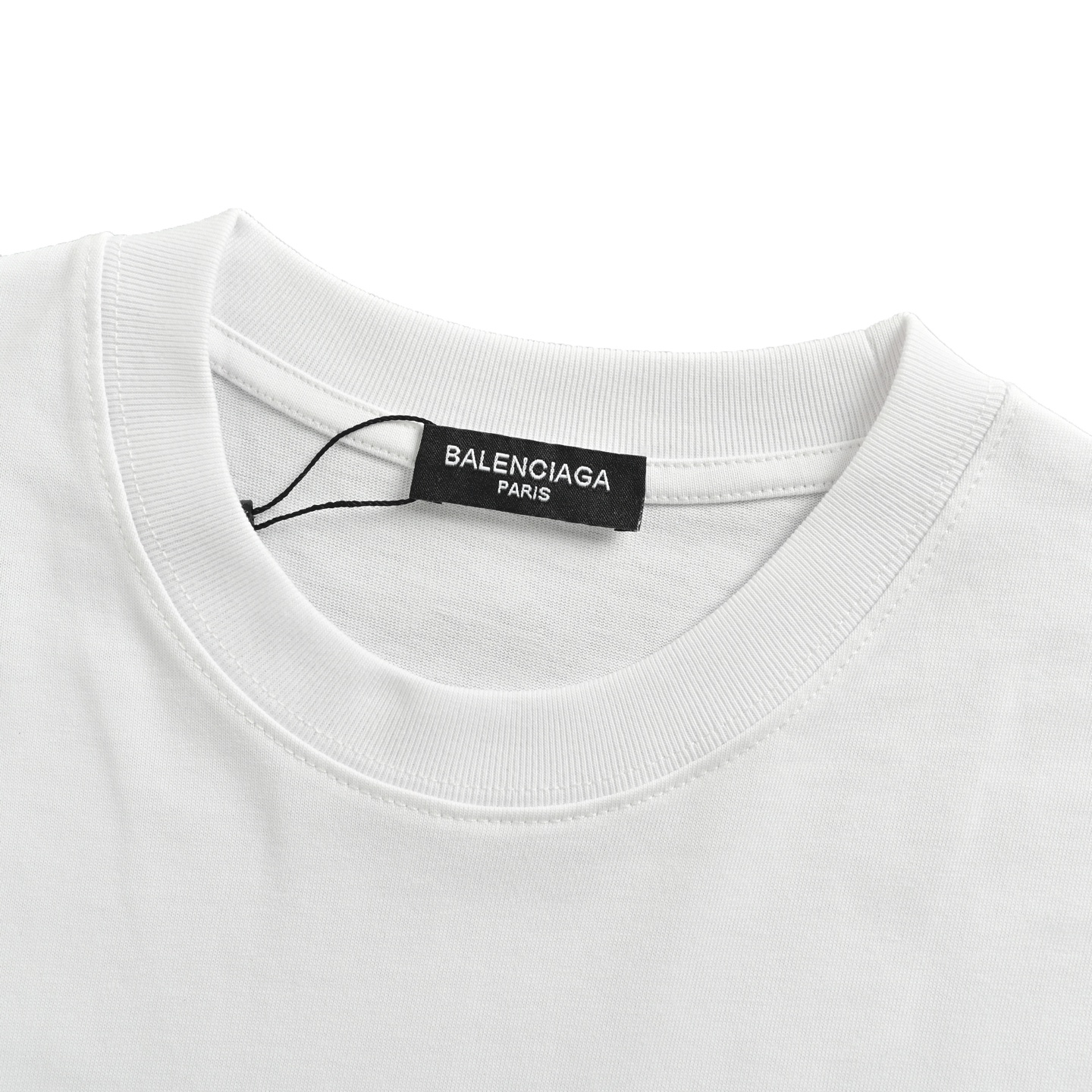 Balenciaga 25ss 3D letter print short sleeve