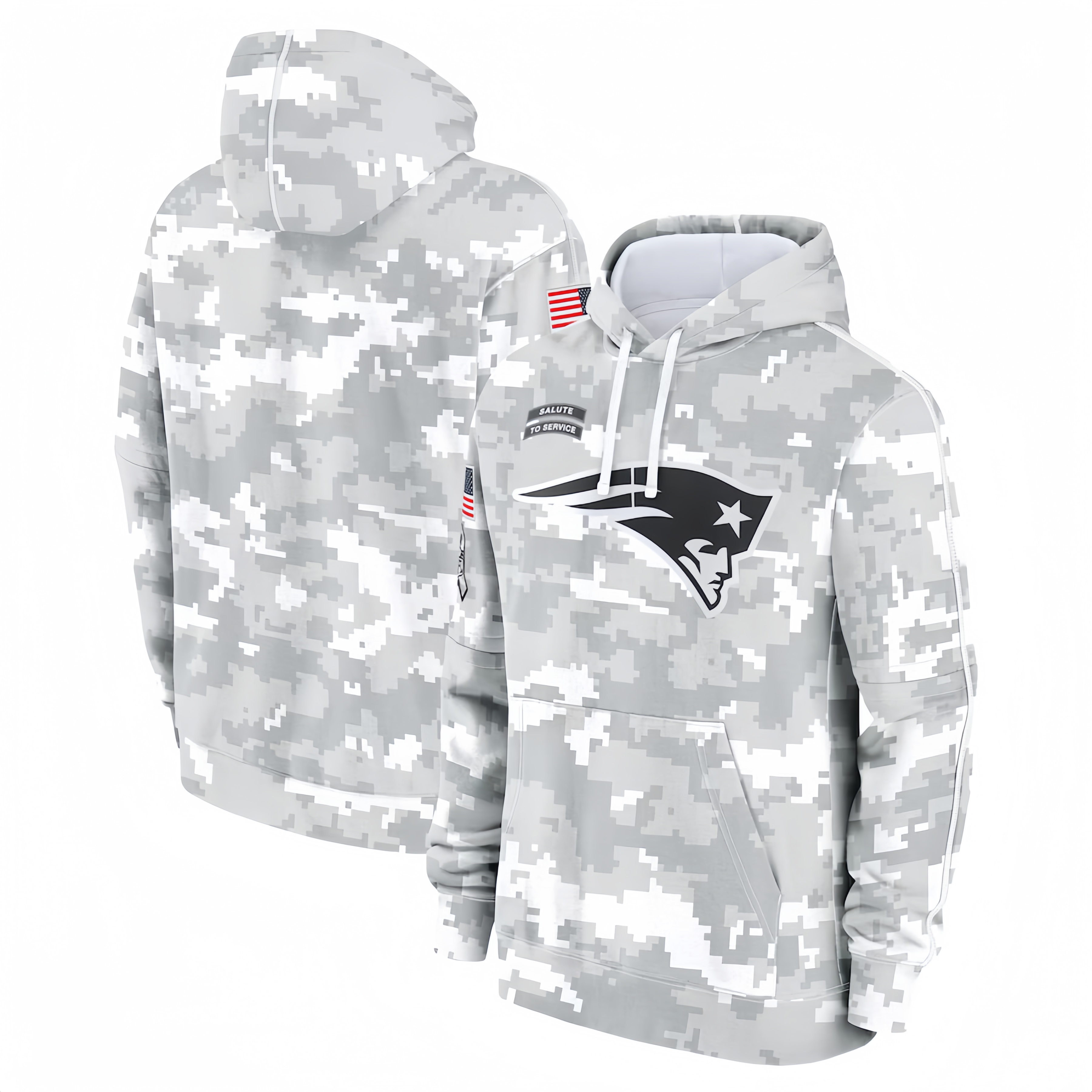 NEW ENGLAND PATRIOTS HEAVYWEIGHT HOODIE VETERAN01