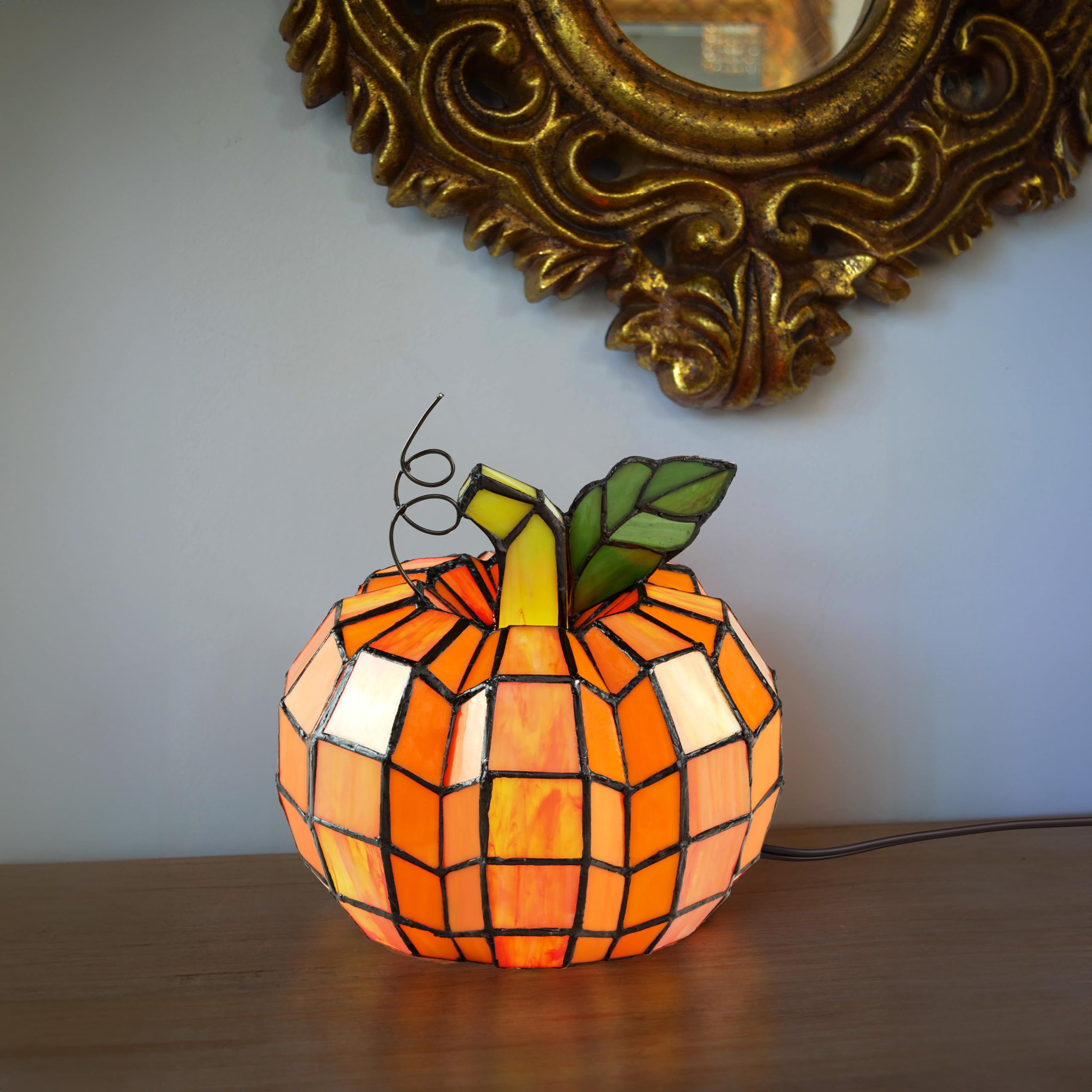 🎃Pumpkin Stained Glass Lamp