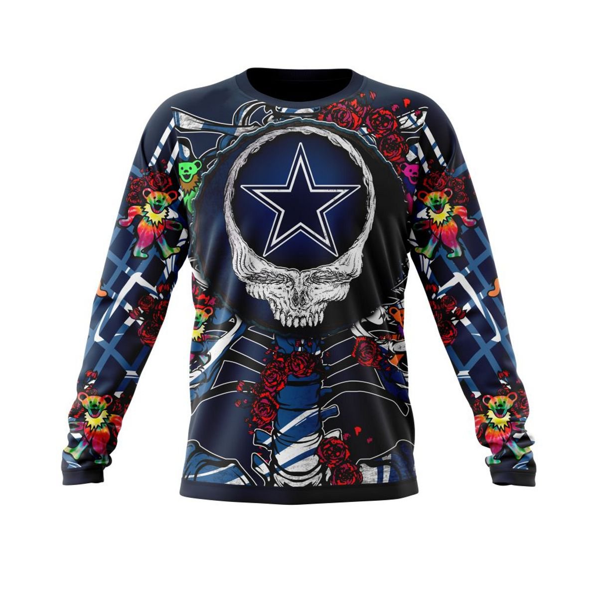 DALLAS COWBOYS 3D HOODIE MIX GRATEFUL DEAD