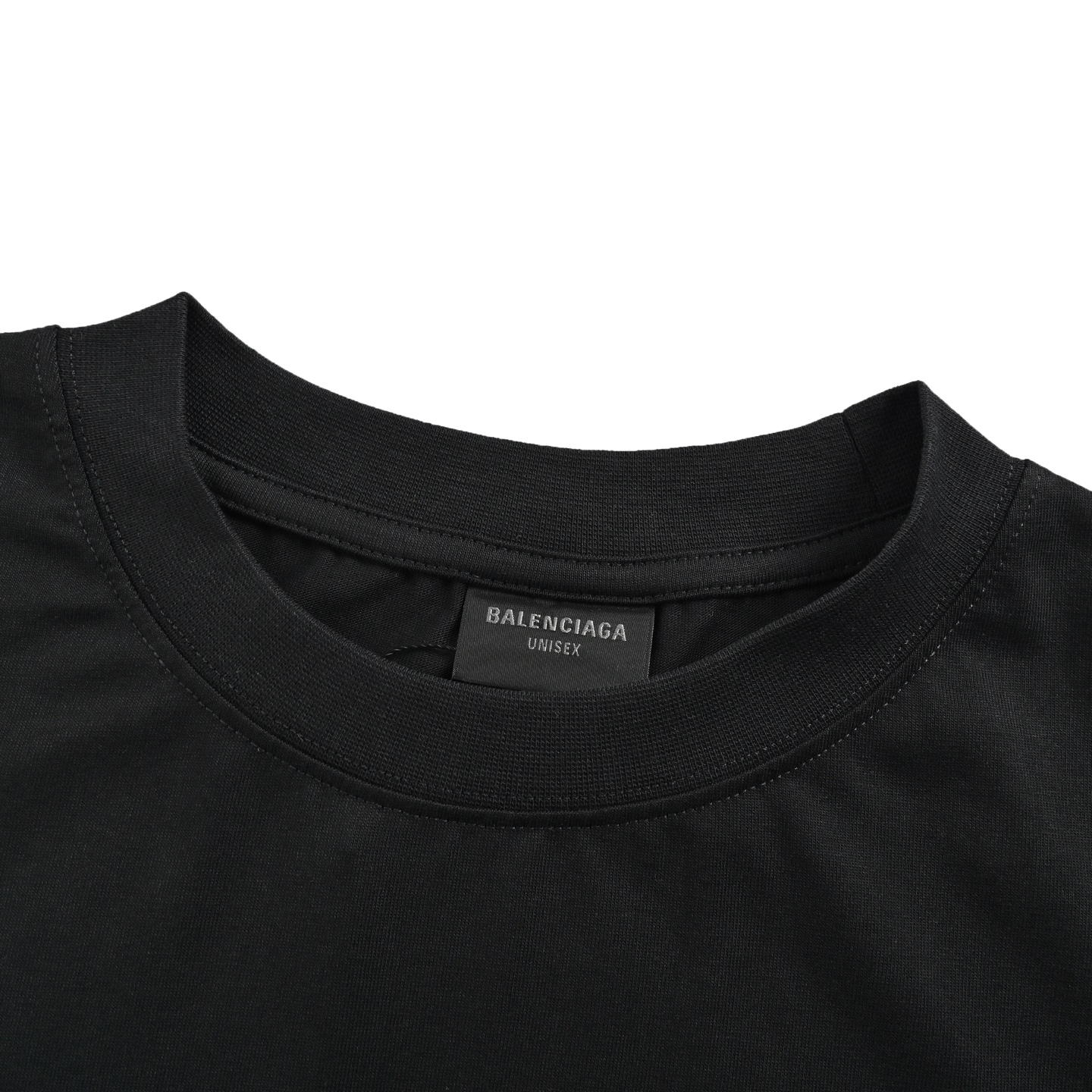 Balenciaga 25ss blue ring logo printed short sleeves