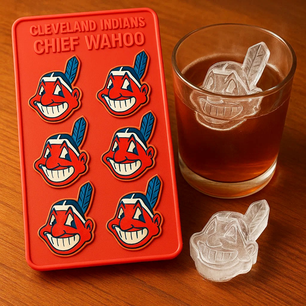 Cleveland Indians Chief Wahoo Ice Cube Silicone Mold