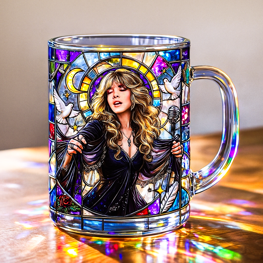 🔥Black Friday Big Sale – 45% OFF⚡Stevie Nicks Stained Glass Mug