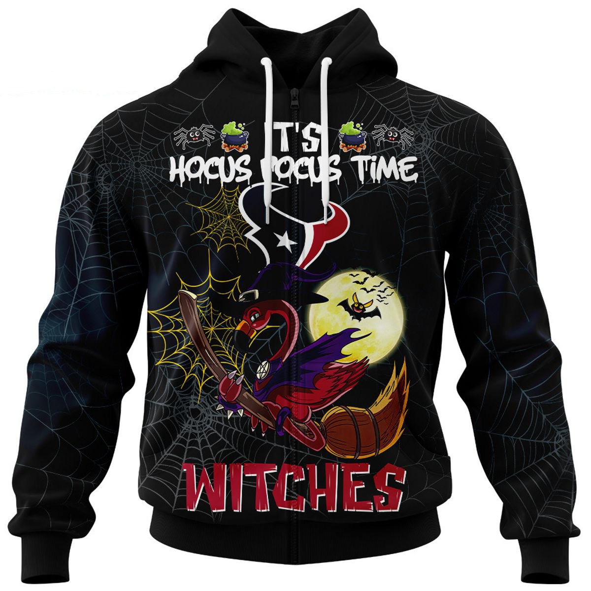 HOUSTON TEXANS 3D HOODIE HALLOWEEN002