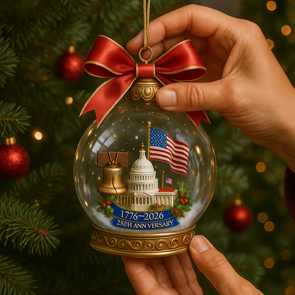 🔥LAST DAY 50% OFF🔥United States 250th Anniversary Christmas Ornament