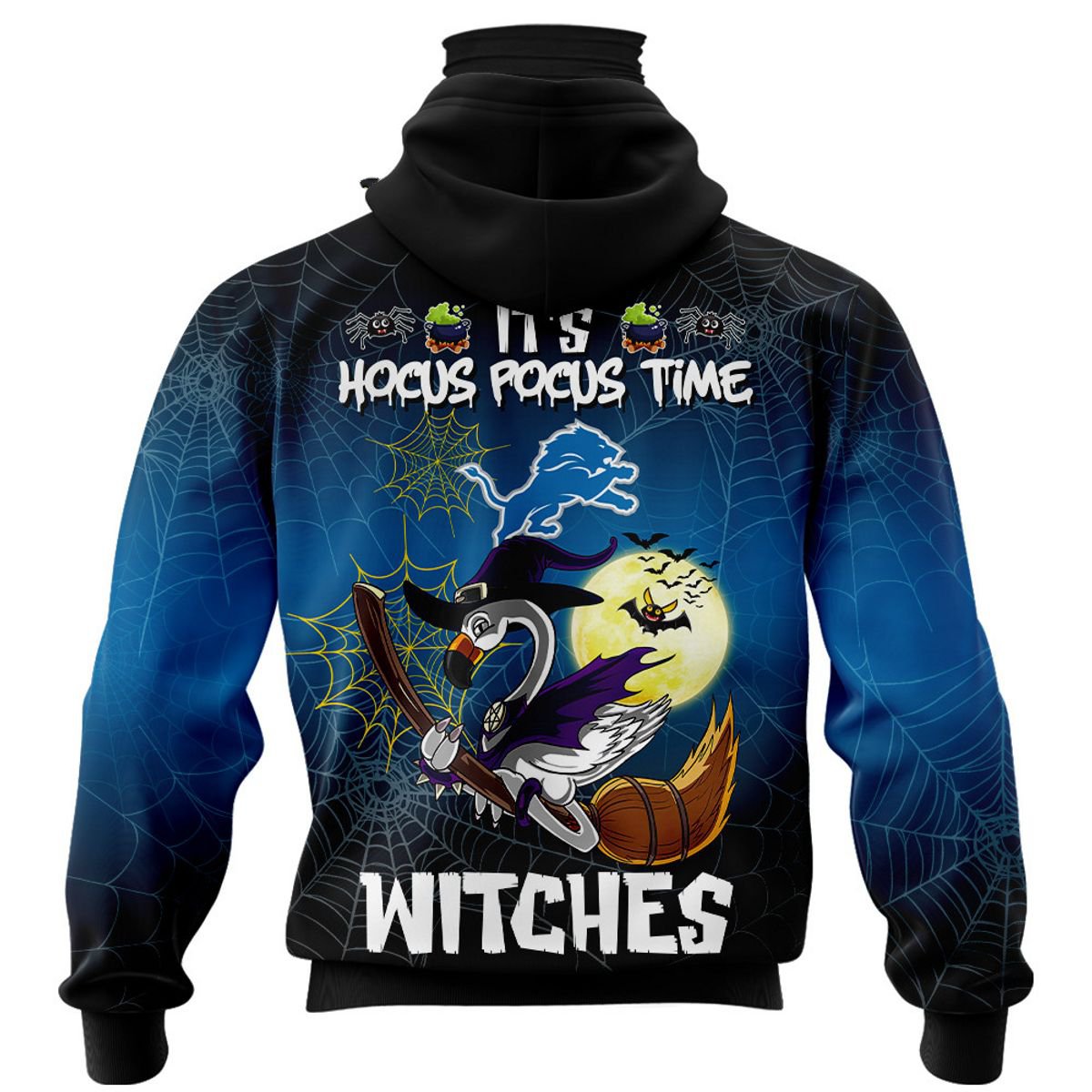 DETROIT LIONS 3D HOODIE HALLOWEEN002
