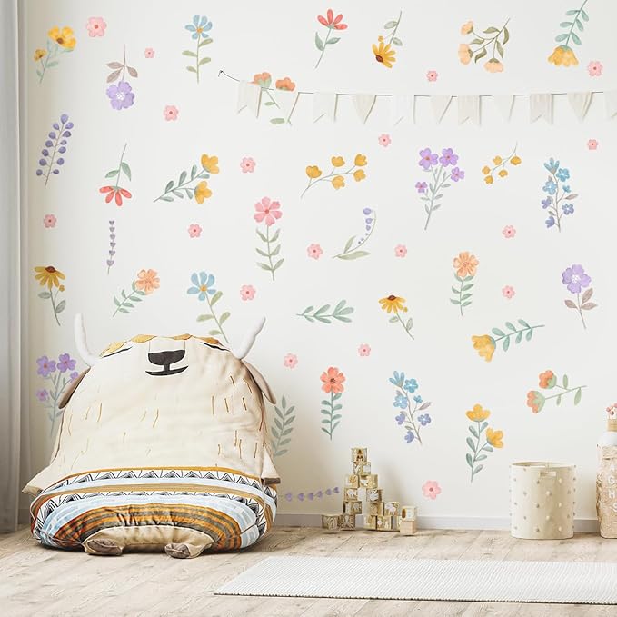 🌺🌺Bohemian Daisy Floral Wall Sticker