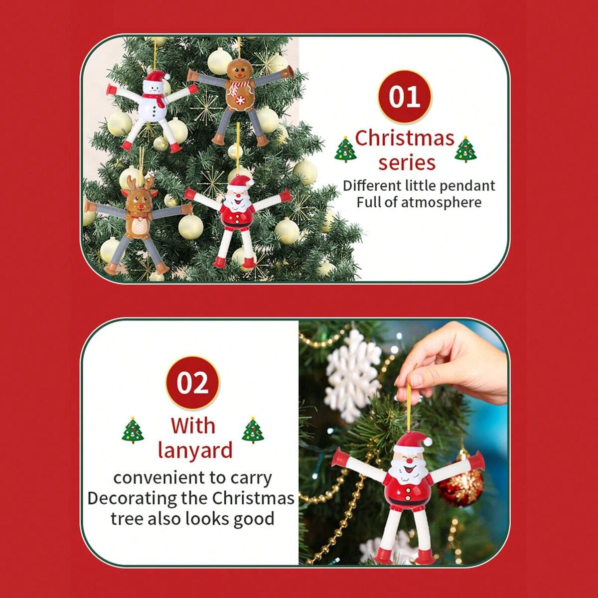 🔥CHRISTMAS ON SALE🔥Christmas Stretchy Tube Decoration Toys