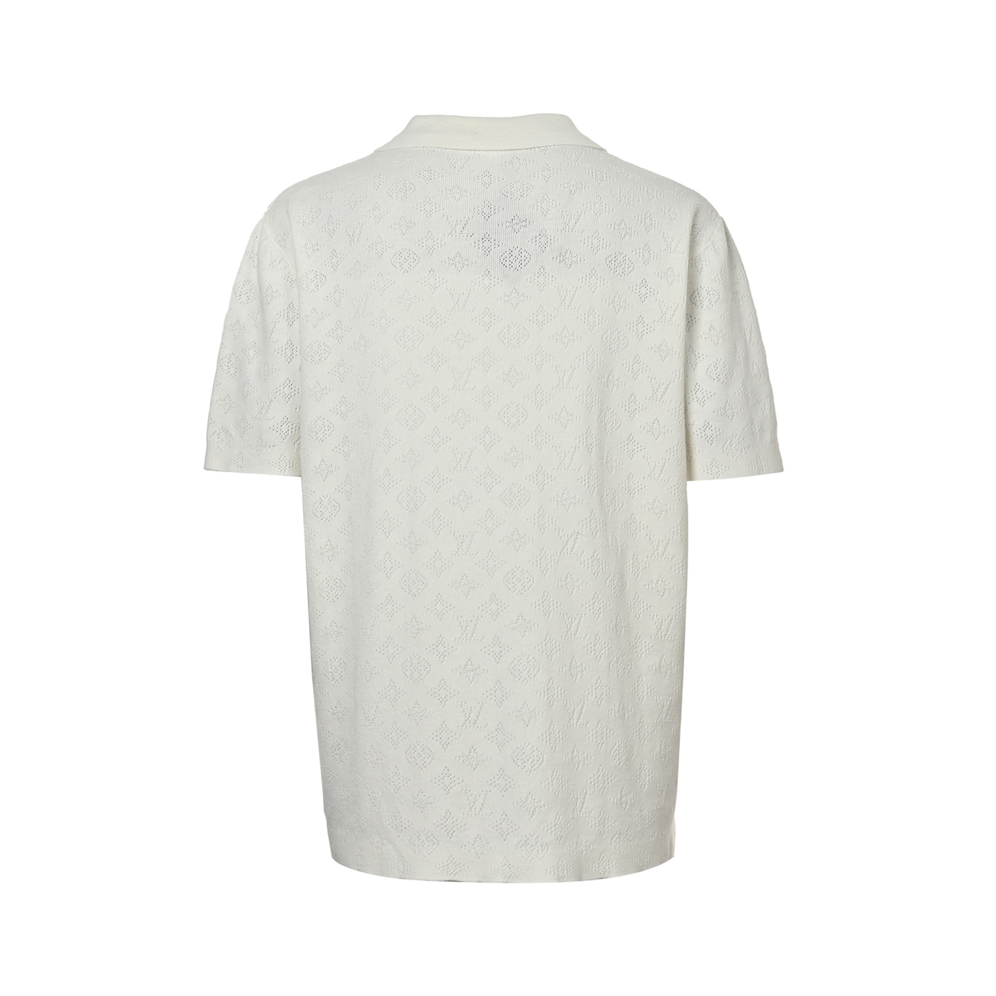 Louis Vuitton 24ss hollow monogram knitted short-sleeved cardigan