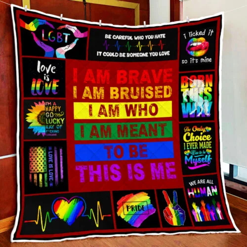 LGBT Pride. This Is Me Quilt Blanket