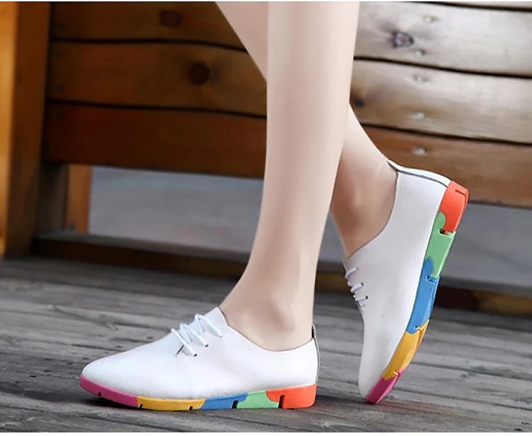 Breathable Leather Women's Orthopedic Shoes for Bunion