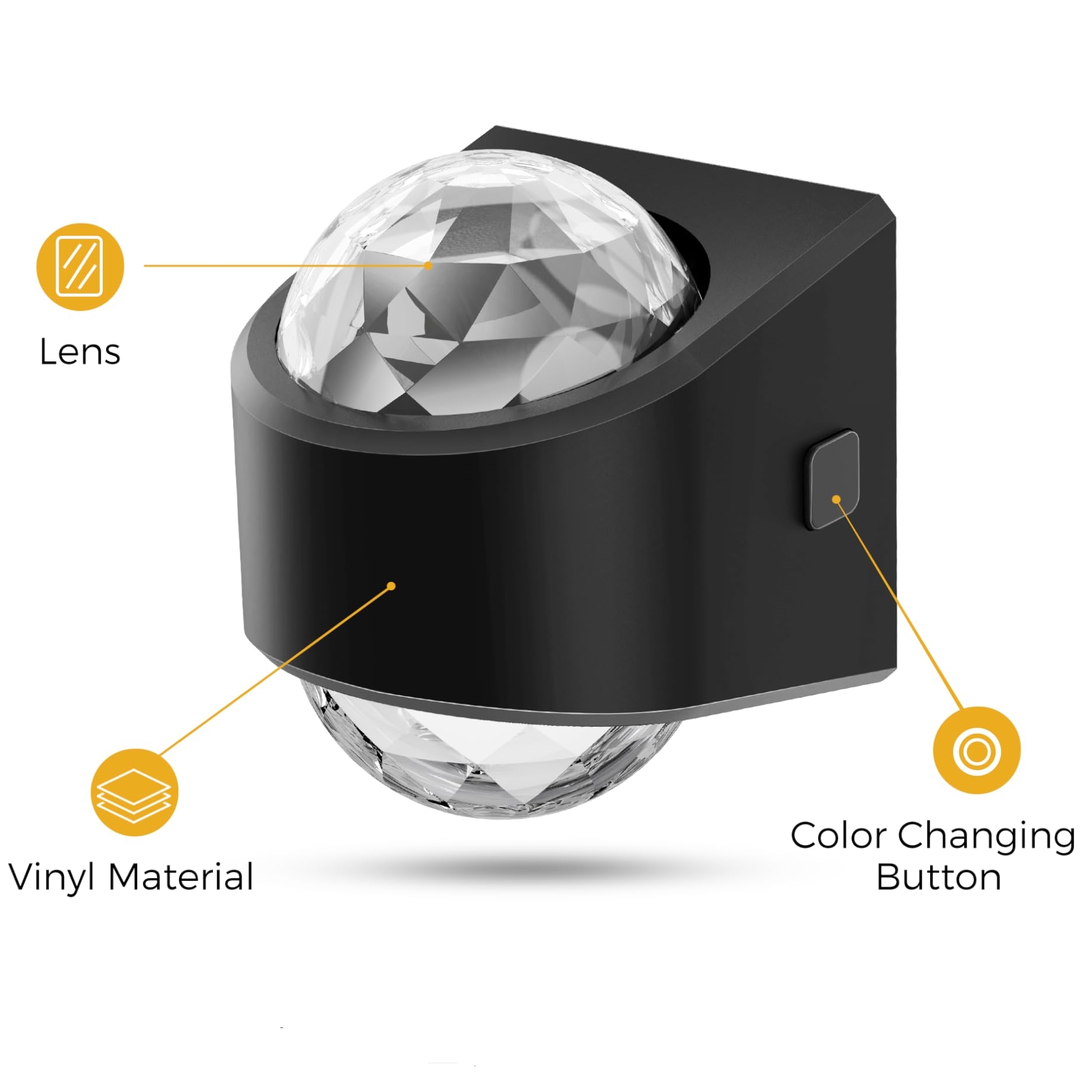 9-Color RGB LED Galaxy Star Night Light Plug into Wall Color Changing Night Light