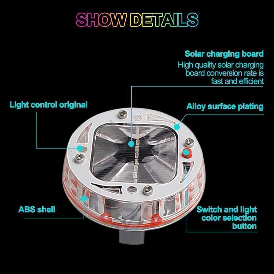 Solar Car Tire Wheel Lights with Wireless Remote Control	 🔥（Last Day Sale）