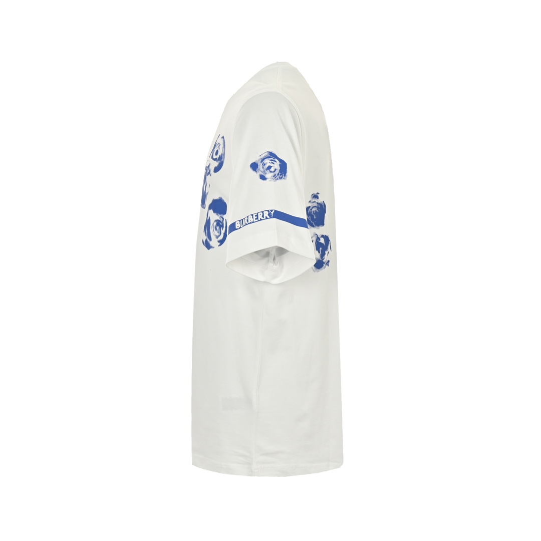 Burberry 24ss rose print short sleeve