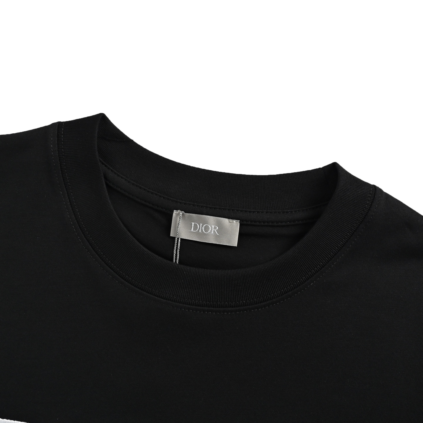 Dior 25ss embroidered logo lettering short sleeve